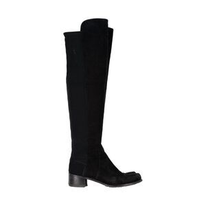 Stuart Weitzman 5050 Knee Boots in Black Suede